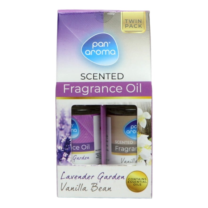 Pan Aroma Fragrance Oils 2pk Lavender/Vanilla