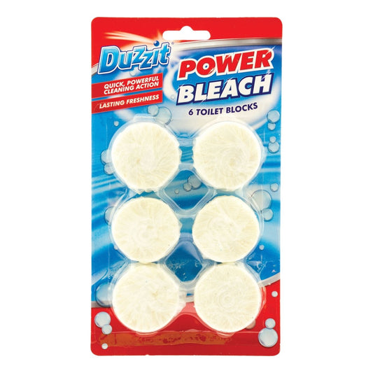 Duzzit Power Bleach Toilet Block 6pk