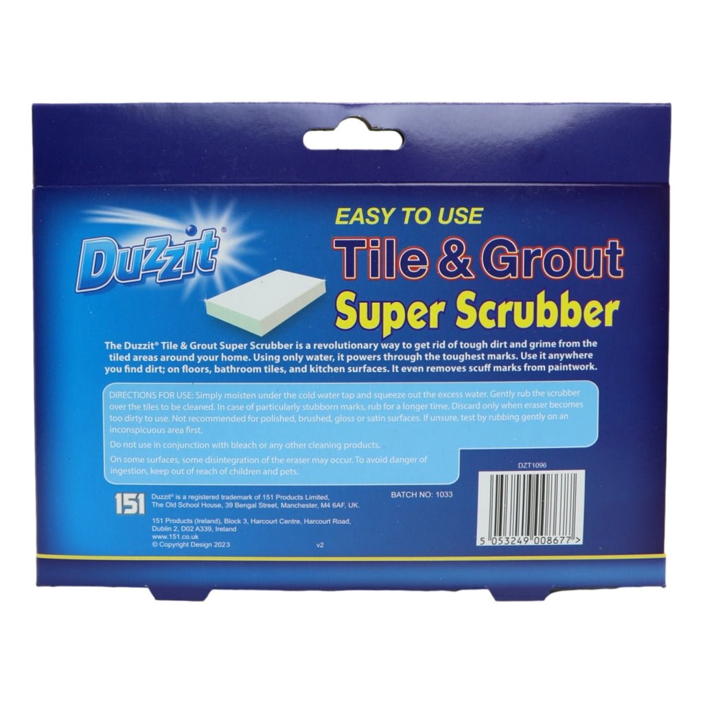 Duzzit Tile & Grout Scrubber 4pk