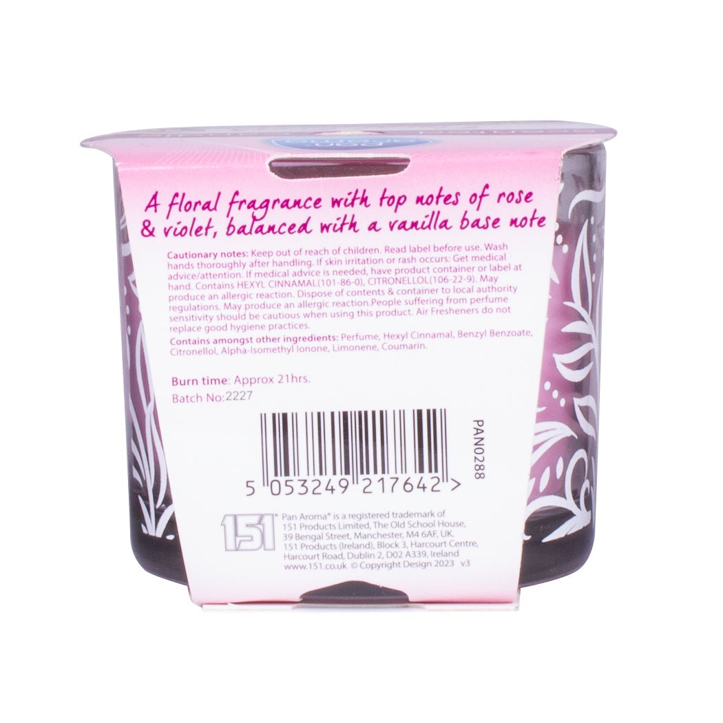 Pan Aroma Straight Edge Sleeve Wrap Candle - Orchard Blossom