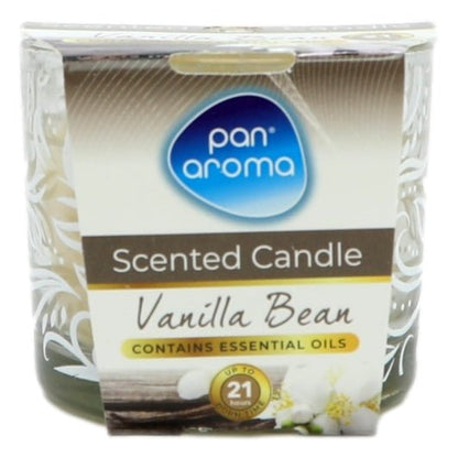 Pan Aroma Straight Edge Sleeve Wrap Candle - Vanilla & Coconut