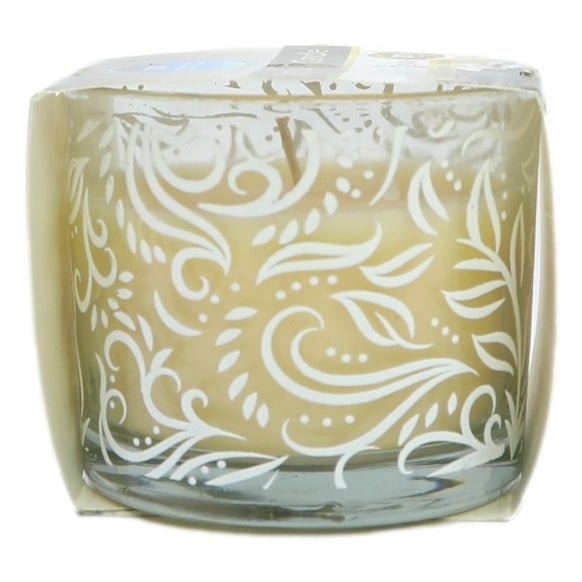 Pan Aroma Straight Edge Sleeve Wrap Candle - Vanilla & Coconut