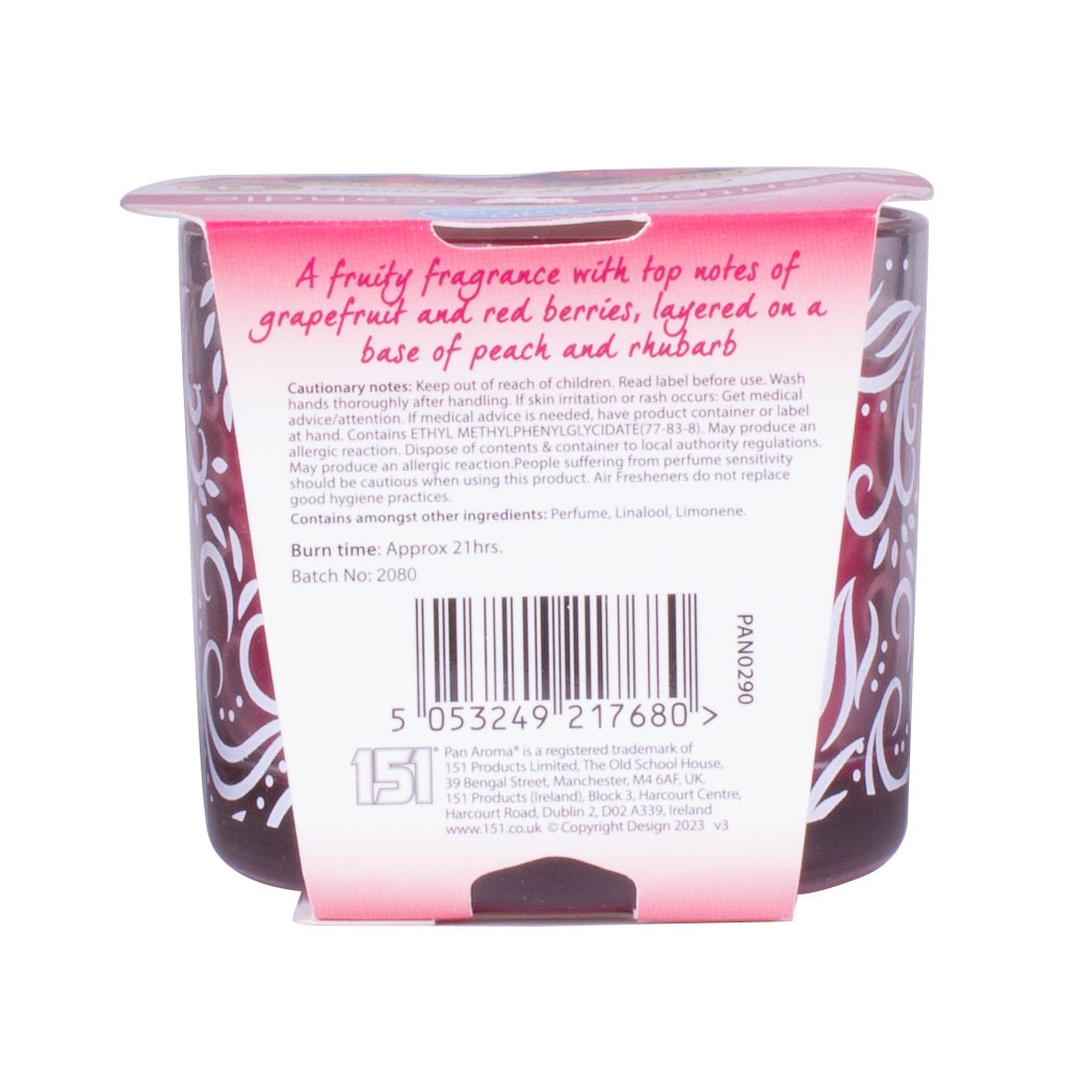 Pan Aroma Straight Edge Sleeve Wrap Candle - Wild Berries