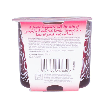 Pan Aroma Straight Edge Sleeve Wrap Candle - Wild Berries