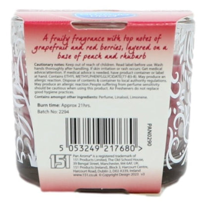 Pan Aroma Straight Edge Sleeve Wrap Candle - Wild Berries