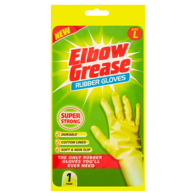 Elbow Grease Super Strong Rubber Glove Large - Intamarque - Wholesale 5053249239064