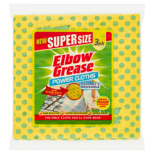 Elbow Grease Supersize Cloth 3Pk