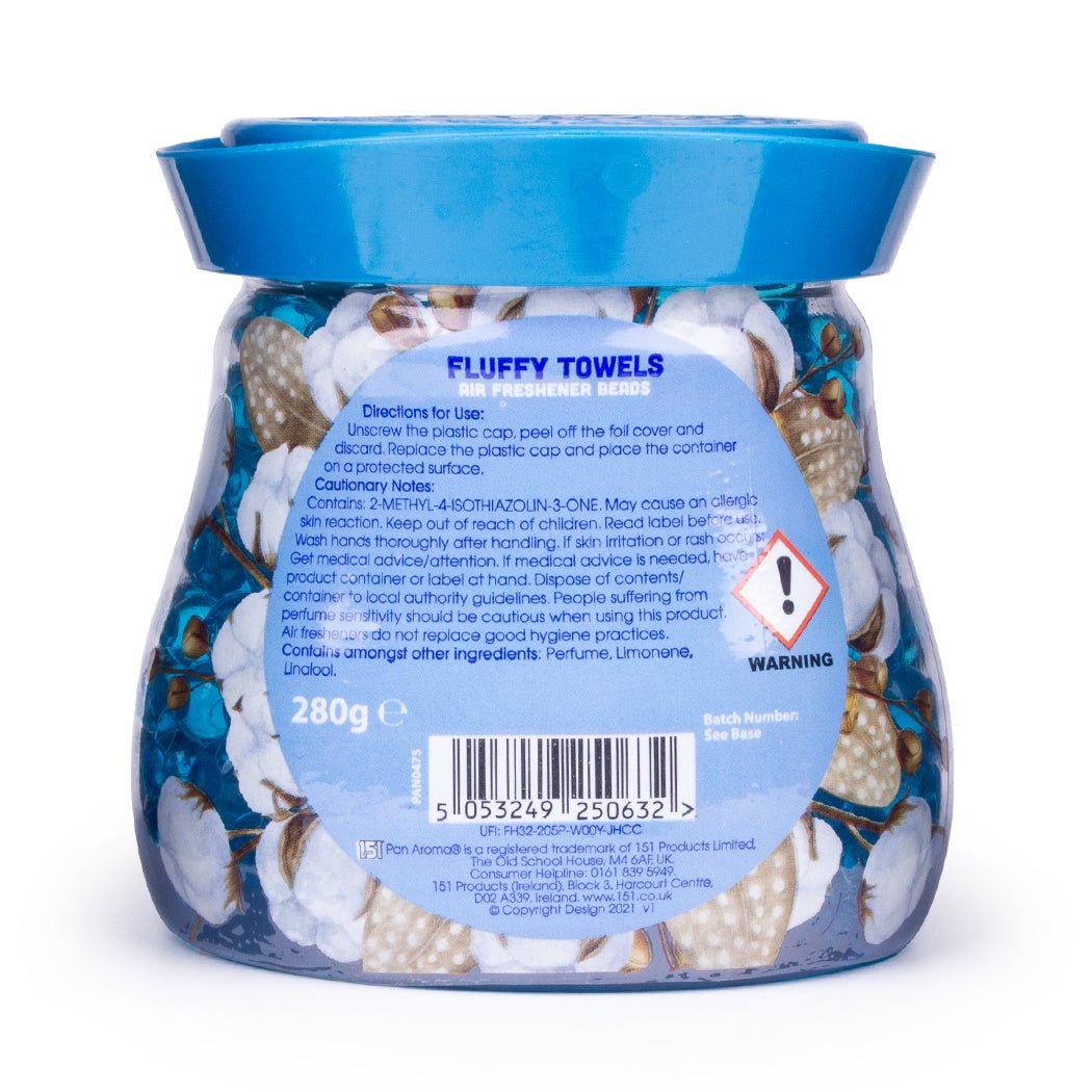 Pan Aroma Air Freshener Beads 280g Fluffy Towels