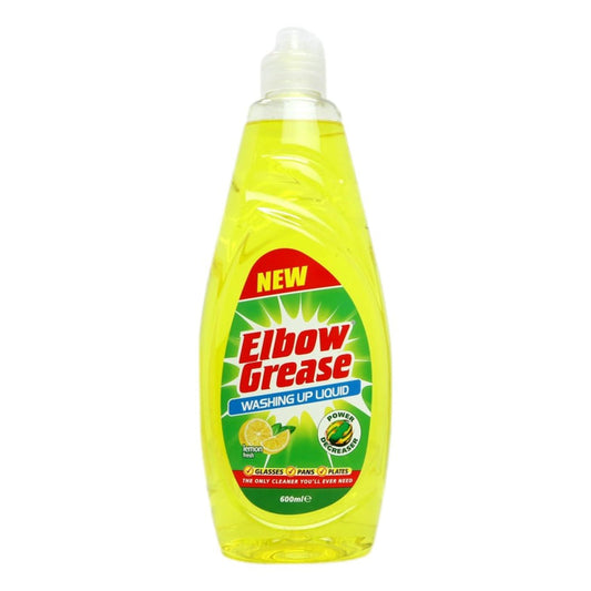 Elbow Grease Washing Up Liquid 600ml Lemon