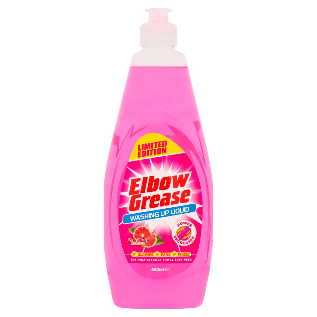 Elbow Grease Washing Up Liquid 600ml Pink