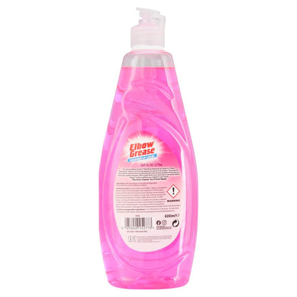 Elbow Grease Washing Up Liquid 600ml Pink