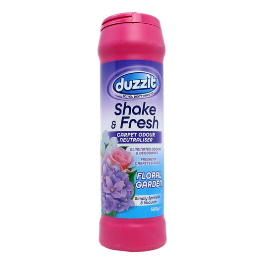 Duzzit Shake & Fresh Carpet Odour Neutraliser 500g Floral Garden