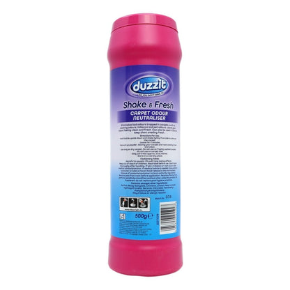 Duzzit Shake & Fresh Carpet Odour Neutraliser 500g Floral Garden