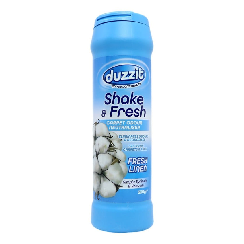 Duzzit Shake & Fresh Carpet Odour Neutraliser 500G Fresh Linen