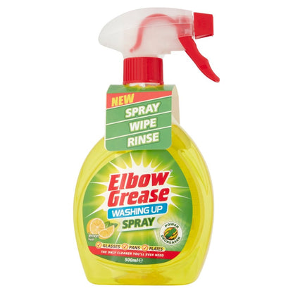 Elbow Grease Washing Up Spray 500ml Lemon