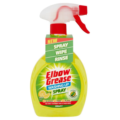 Elbow Grease Washing Up Spray 500ml Lemon