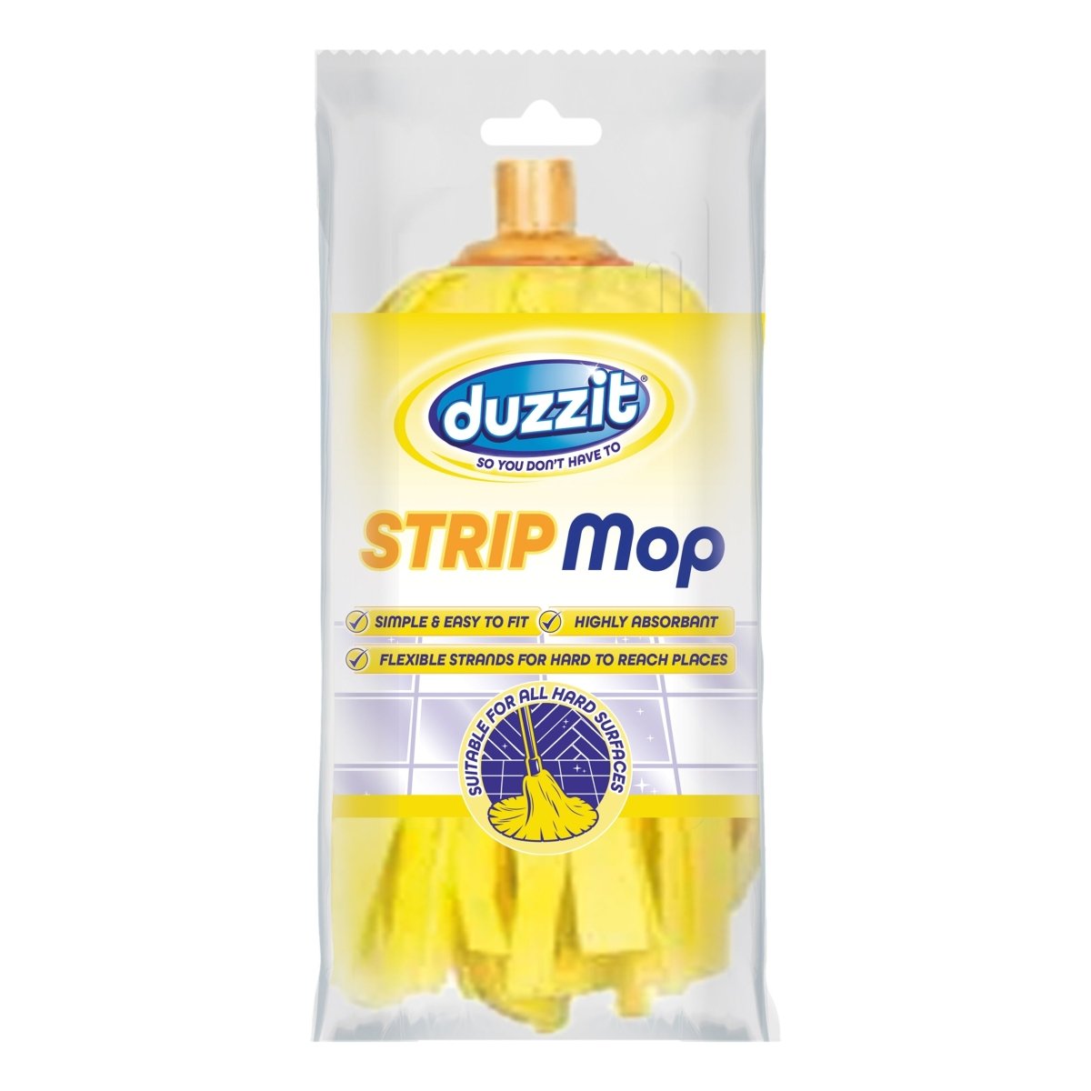 Duzzit Duzzit Strip Mop Head 1Pk - Intamarque - Wholesale 5053249261157