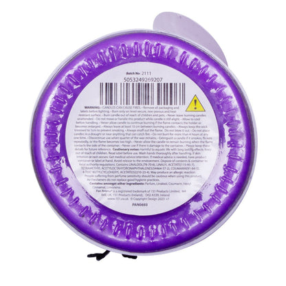 Pan Aroma Ribbed Glass Candle 120g- Lavender Garden