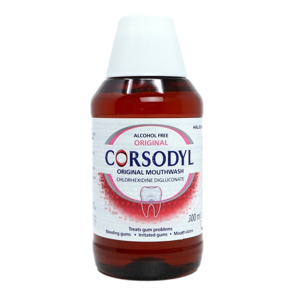 Corsodyl Mouthwash 300ml Original Alcohol Free 0.2% (MED)