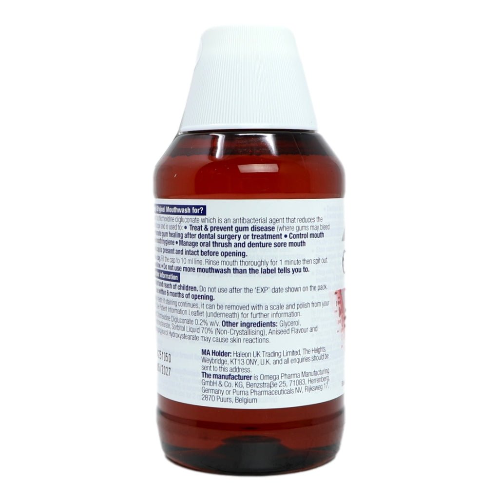 Corsodyl Mouthwash 300ml Original Alcohol Free 0.2% (MED)