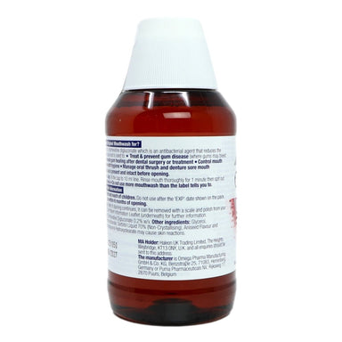 Corsodyl Mouthwash 300ml Original Alcohol Free 0.2% (MED) - Intamarque - Wholesale 5054563057815