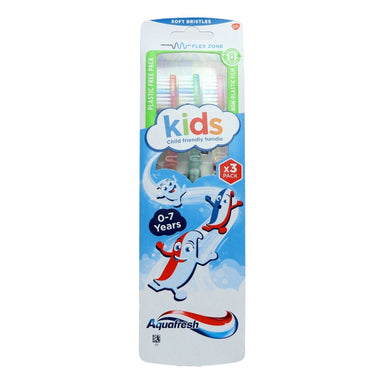 Aquafresh Kids Soft Bristles Toothbrush 3pk - Intamarque - Wholesale 5054563121844