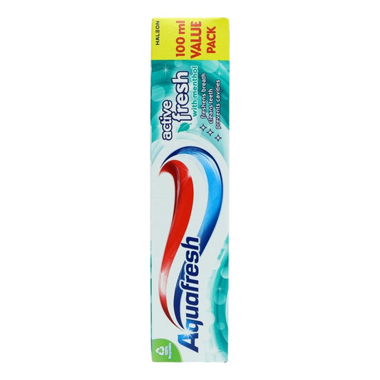 Aquafresh Toothpaste 100ml Active Fresh