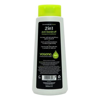 Vosene 500ml 2 In 1 Shampoo/Conditioner