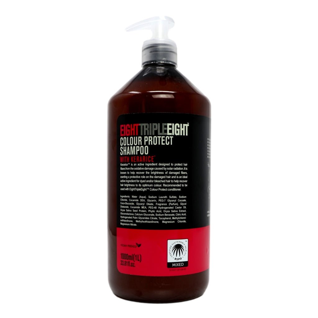 Eight Triple Eight Shampoo 1 Litre Colour Protect - Intamarque - Wholesale 5055586607063