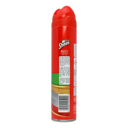 Mr Sheen Aerosol Multi Surface Polish 250ml Spring Fresh