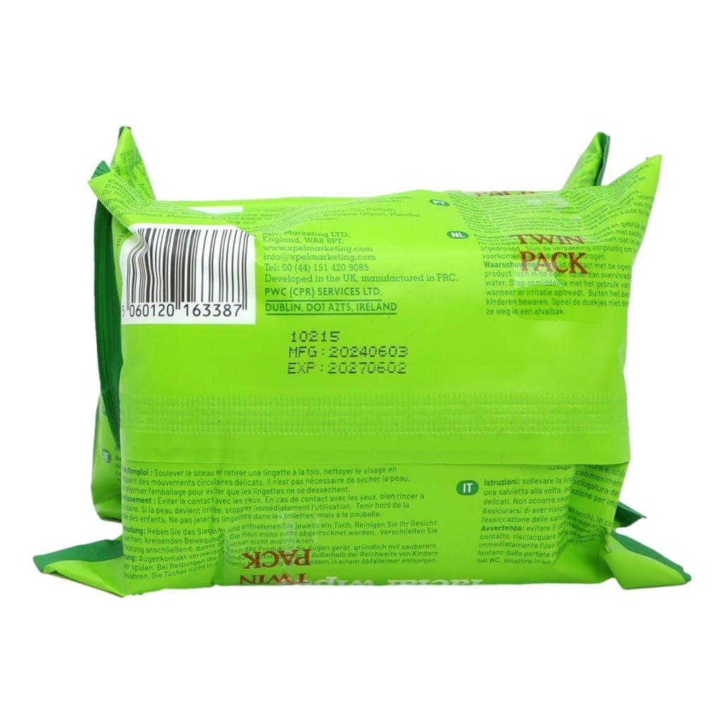 XBC Tea Tree Facial Wipes 2x25s - Intamarque - Wholesale 5060120163387