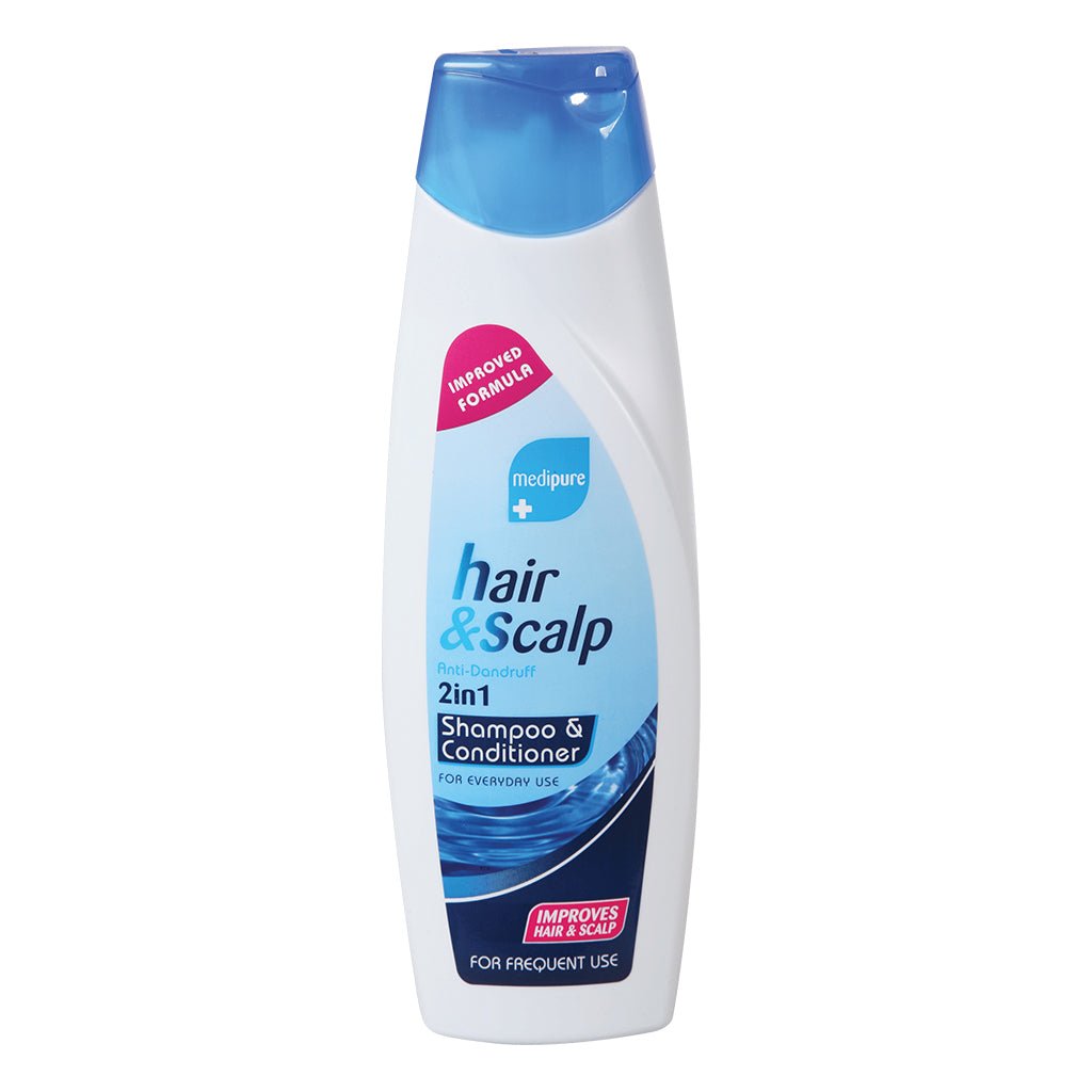 Medipure Hair & Scalp Anti-Dandruff Shampoo 400ml 2in1