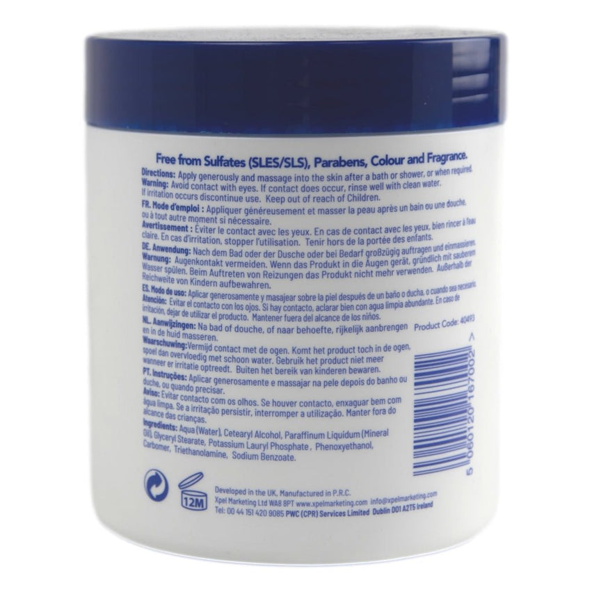 XBC Aqueous Cream Jar 500ml SLS Free