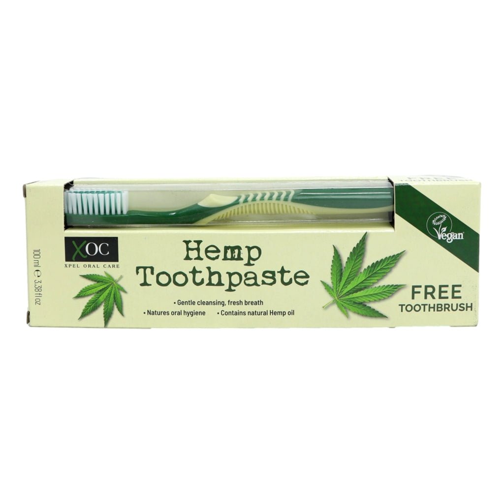 XOC Hemp Toothpaste 100ml + Toothbrush