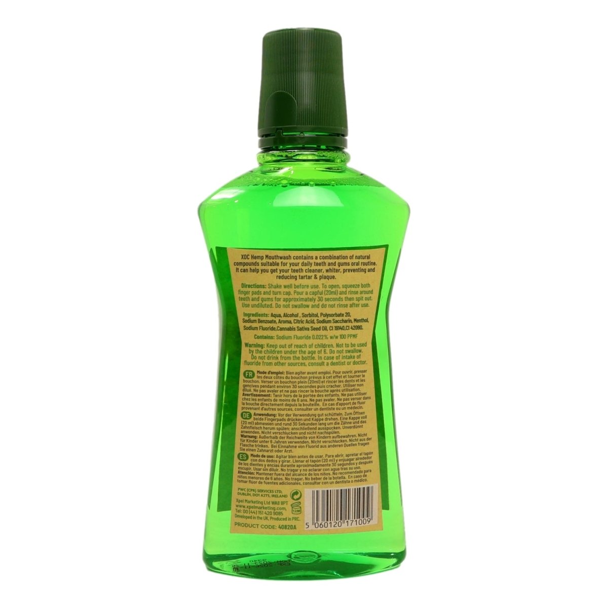 XOC Hemp Mouthwash - Intamarque - Wholesale 5060120171009