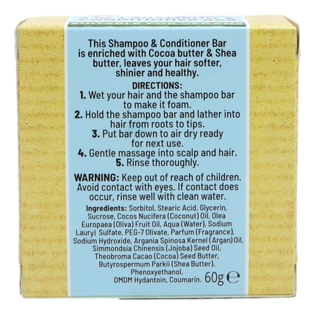 XHC Shampoo & Conditioner Bars (2in1) - Coconut, Papaya, Banana - Intamarque - Wholesale 5060120173775