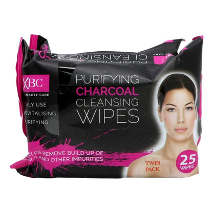 Xpel Charcoal Facial Wipes Twin