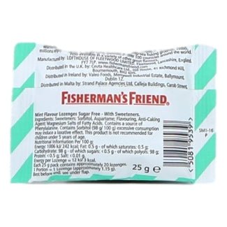 Fisherman's Friend Lozenges 25g Mint