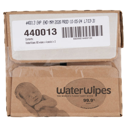 Waterwipes Sensitive 60's 4pk