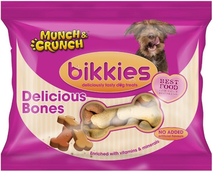 Munch & Crunch Bikkies Delicious Bones - 350G