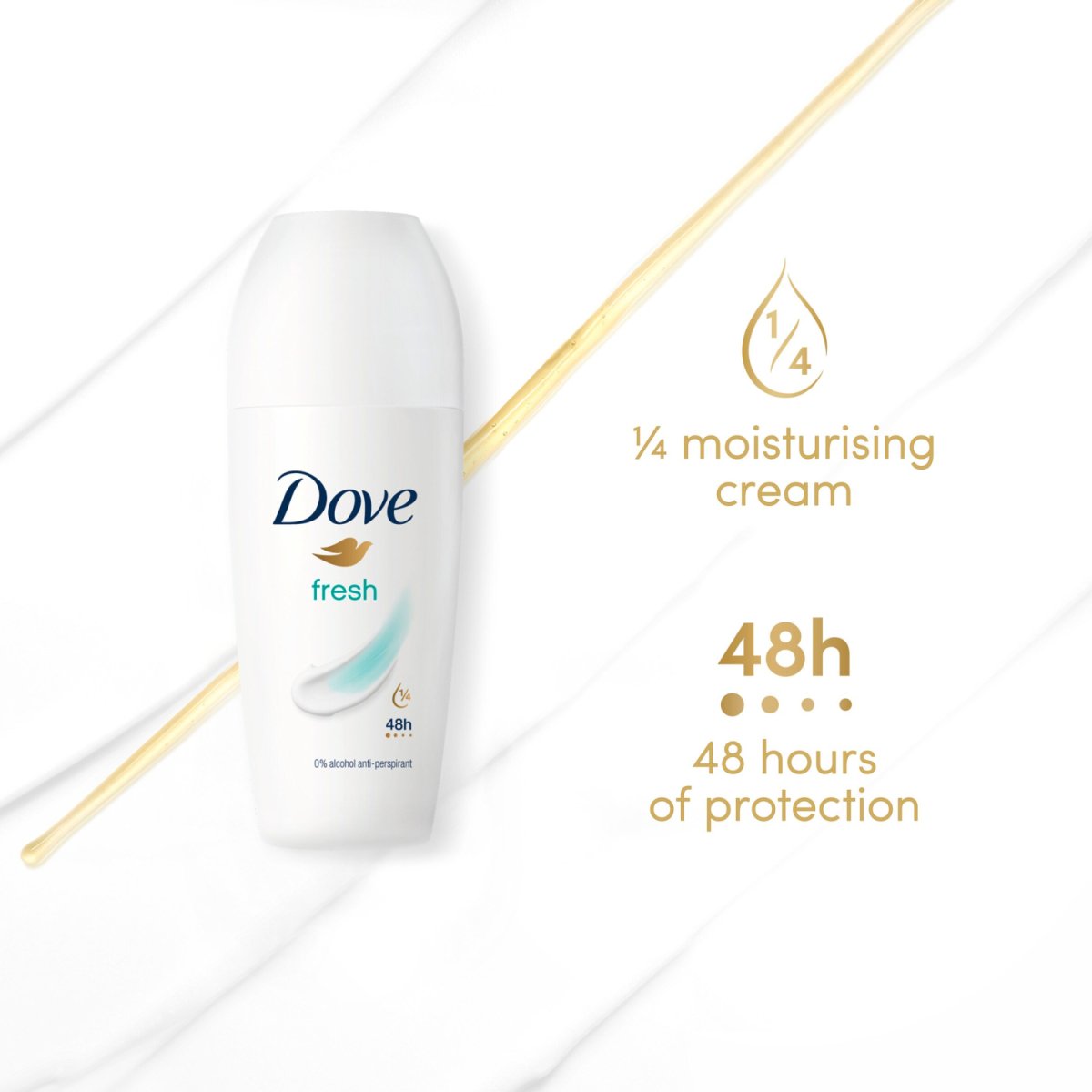 Dove Women Roll On 50ml Fresh - Intamarque - Wholesale 59095385