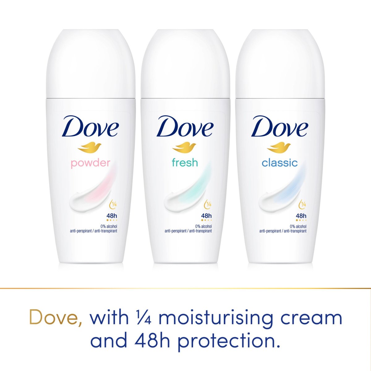 Dove Women Roll On 50ml Fresh - Intamarque - Wholesale 59095385