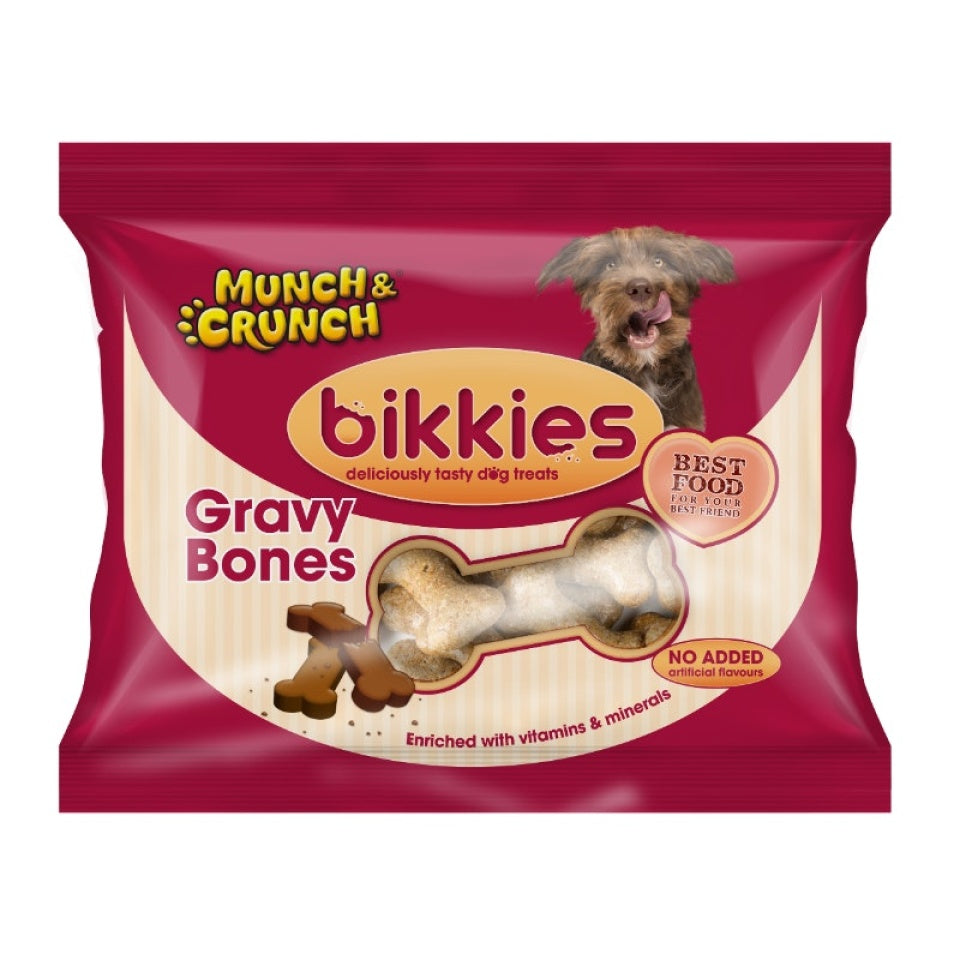 Munch & Crunch Bikkies Gravy Bones - 300G