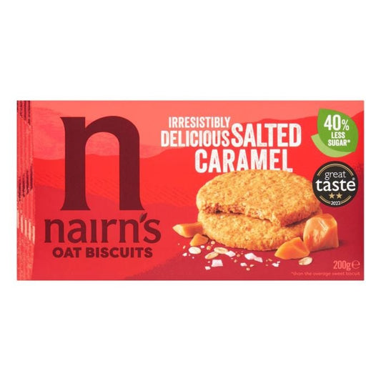 Nairn's Salted Caramel Oat Biscuits 200g