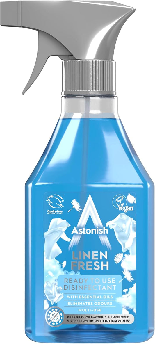 Astonish Disinfectant 550ml Linen Fresh UK ONLY