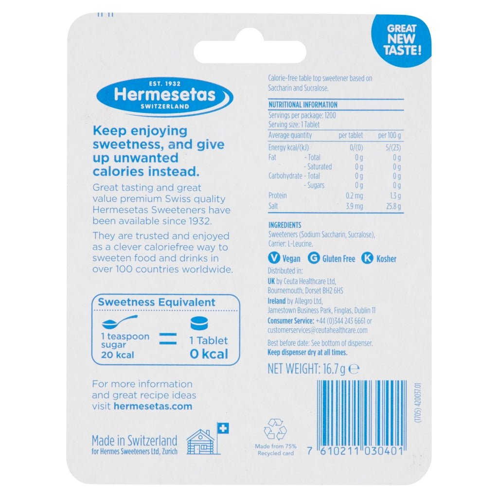 Hermesetas Mini Sweeteners 1200s