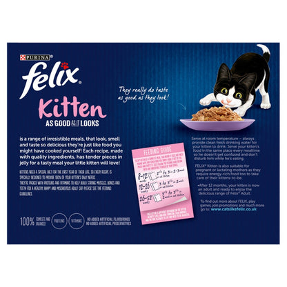 Felix As Good As It Looks 12pk Cat Food Kitten Mixed