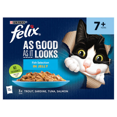 Felix As Good As It Looks 12pk Senior Fish Selection In - Intamarque - Wholesale 7613032631925