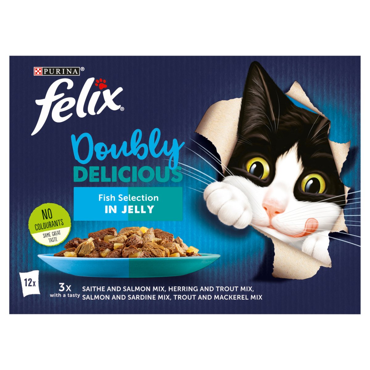 Felix As Good As It Gets 12pk Doubly Delicious Fish