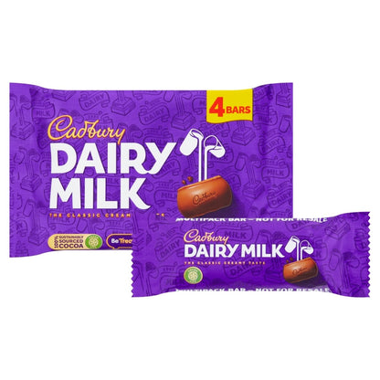 Cadbury Dairy Milk 4Pk 108.8G